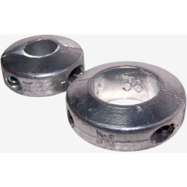 077638 Schroefas Anode Ring / Kraag Zink - As Ø38 mm.
