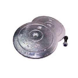 077962 Set roerblad anode magnesium Ø130mm / 0,320 kg.