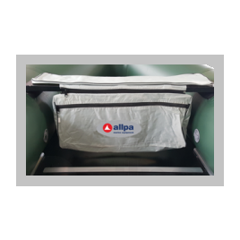 038856 Zitbanktas voor rubberboot. Lengte 85 cm.