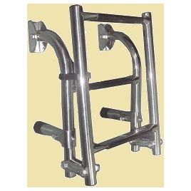 069800 RVS zwemtrap 3-treden. Lengte 600 mm.