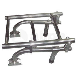 069801 RVS zwemtrap 4-treden. Lengte 880 mm.