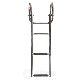 078803 Telescopische zwemtrap RVS 4-treden. Lengte 880mm.