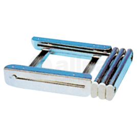 494020 Telescopische zwemtrap 3-treden. Lengte 690mm.