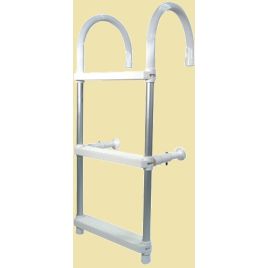 S0125003 Haaktrap aluminium 3-treden. Lengte 860mm.