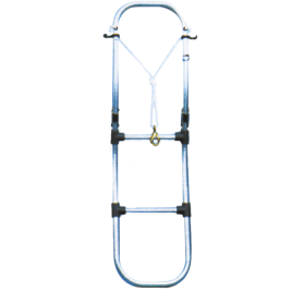 S1130004 Aluminium zwemtrap 4-treden. Lengte 1130mm.