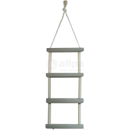 S1509004 Polypropyleen touwladder met 4-treden. Lengte 1060mm.
