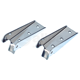 S3030001 Set RVS scharnier voor #S3101003, #078800, #078801, #048200 en #494020.