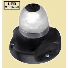 041350 Hella toplicht 360º wit licht 9-33V. Zwarte voet.