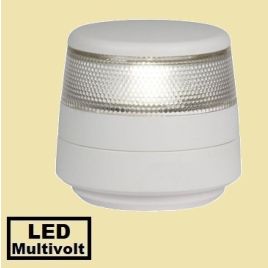 041364 Hella toplicht 360º wit licht 8-28V. Wit huis.