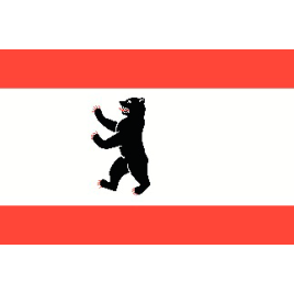 BER2030 Deelstaatvlag Berlin DE - 200x300 mm.
