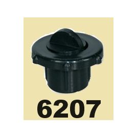 6207 Lensplug kunststof - Ø 25 mm.