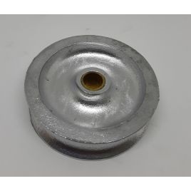 162 Aluminium schijf met messing lager Ø 65 x 19 mm dikte.