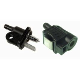 04104-ZW9-010 Set van 2 Honda brandstofstekker/motorfitting.