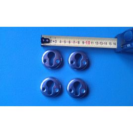 Slotplaat RVS - Ø: 37 mm.