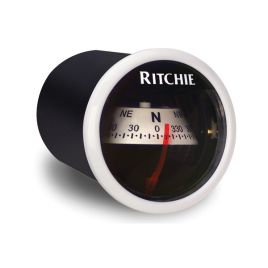 067116 Dashbordkompas 'Ritchie Sport' X-21 WW. Bolle roos. Wit.