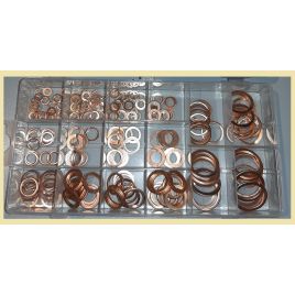 Koperen ring Ø16 x Ø20 x dikte 1,5 mm.