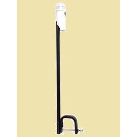 12.543.051 Mast 65 cm met 360º wit licht en klembeugel.