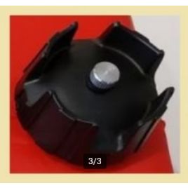 10785 Zwarte standaard tankdop met ontluchting.