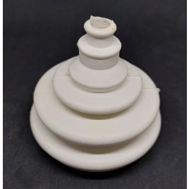 03.413.02 Kabeldoorvoer / balg - gatmaat Ø 50mm - wit.