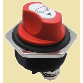 14.385.22 Accuschakelaar (ON/OFF/OUT) 32V DC 300A.