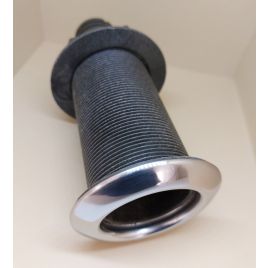 17.327.18 Huiddoorvoer met slangtule Ø39mm, RVS flens en klep.