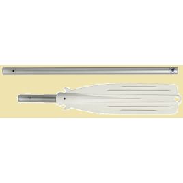 34.453.16 Deelbare aluminium roeiriem. 160 cm x Ø 35 mm.