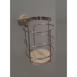 48.110.10 Chroom stalen cardanische bekerhouder. Ø70 mm.