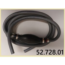 52.728.01 Brandstofslang met pompbal 2,50 meter.