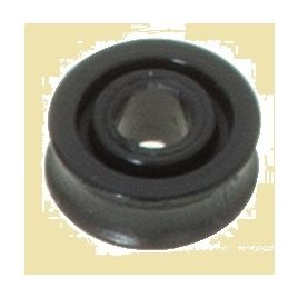 55.245.01 Delrin schijf Ø 17 mm x Ø 5 mm.