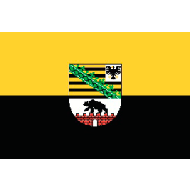 SA2030 Deelstaatvlag Sachsen-Anhalt DE - 200x300 mm.
