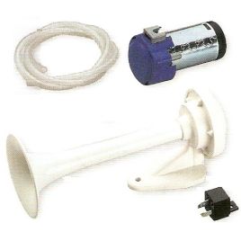 05062 Kunststof scheepshoorn 12V/16A. Lengte 250 mm.