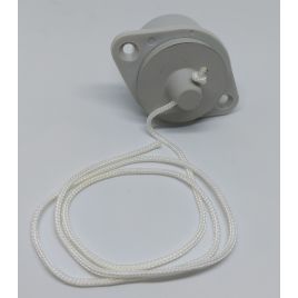 R601080 Set zelflozer SP75B met klep en afsluitdop. Grijs.