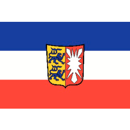 SH2030 Deelstaatvlag Schleswig-Holstein DE - 200x300 mm.