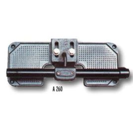 A260 Spiegelplaat met doorvoerbuis.