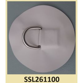 SSL261100 Suzumar/Nimarine/Honda RVS D-ring (klein) - afm. Ø128mm.